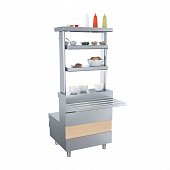 Ривьера - мармит 1-х блюд 1 конф. М1-1.700-02-О без полок - 7