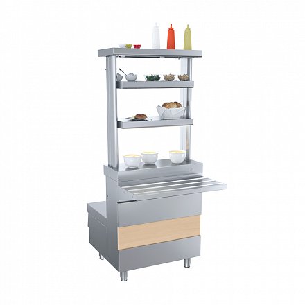 Ривьера - мармит 1-х блюд 1 конф. М1-1.700-02-О без полок - 7