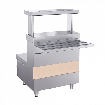 Ривьера - мармит 1-х блюд 1 конф. М1-1.700-02-О без полок - 3